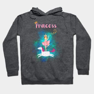 Unicorn and the princess Hoodie